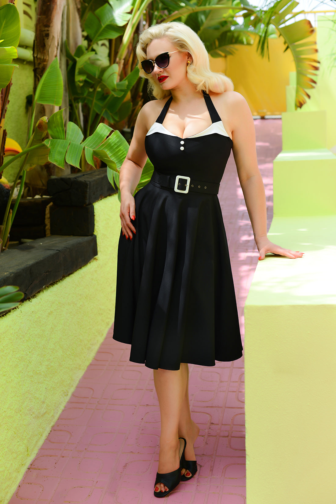 Alice Swing Dress in Black