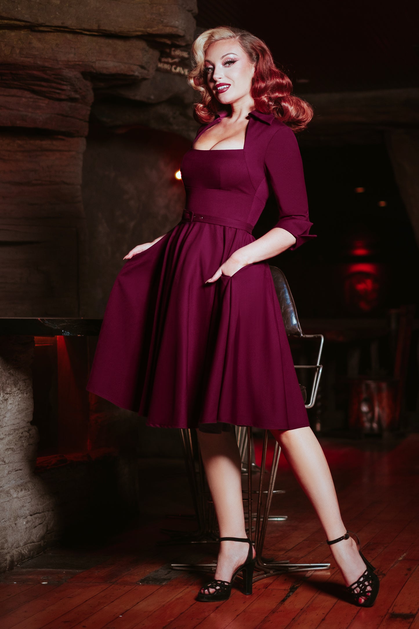 Lorelei Swing Dress in Berrylicious
