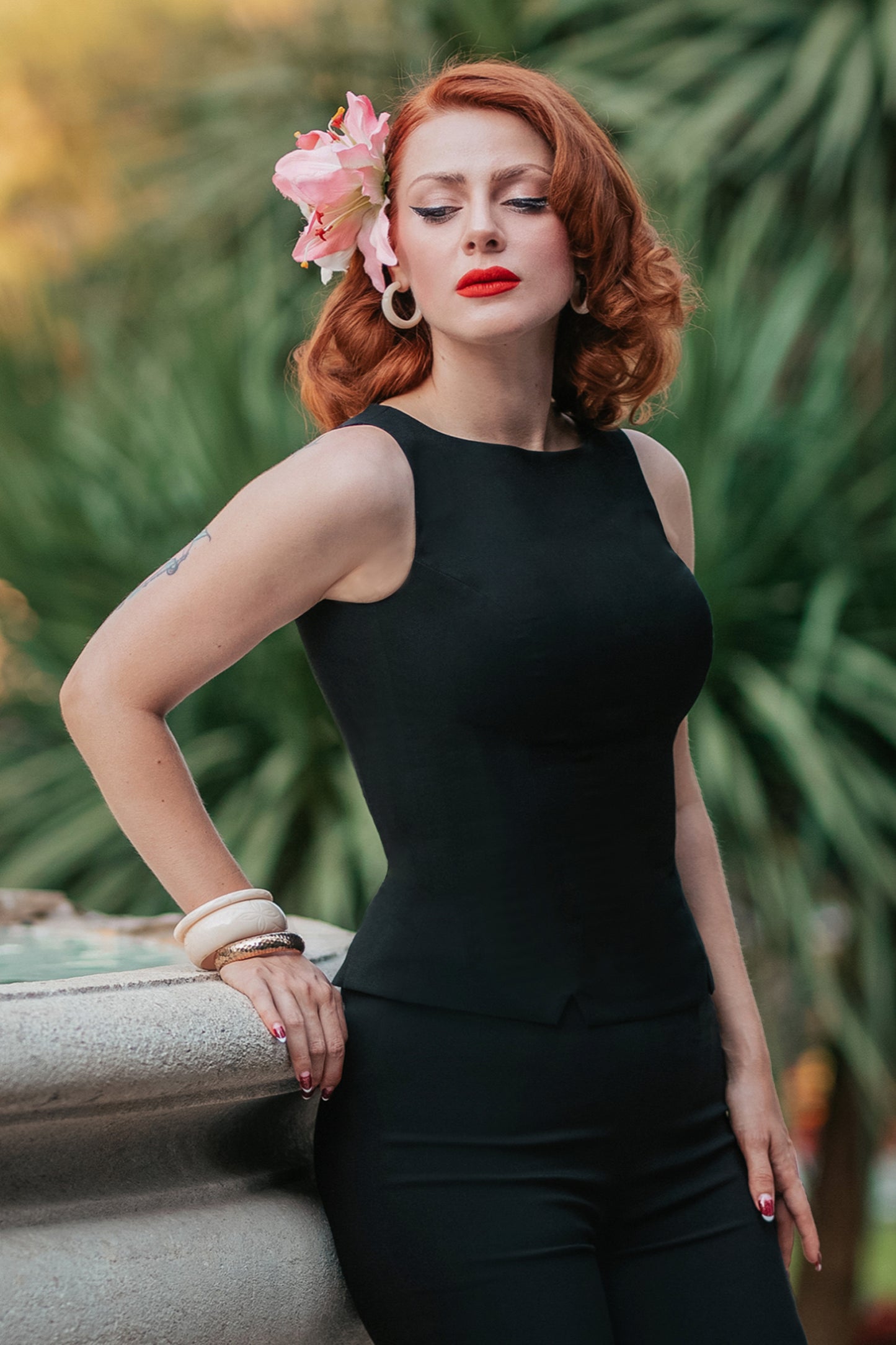 Donna Top in Black