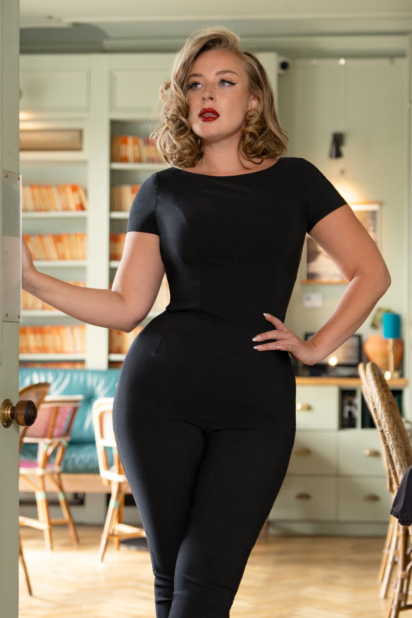 The Donna Top in Black