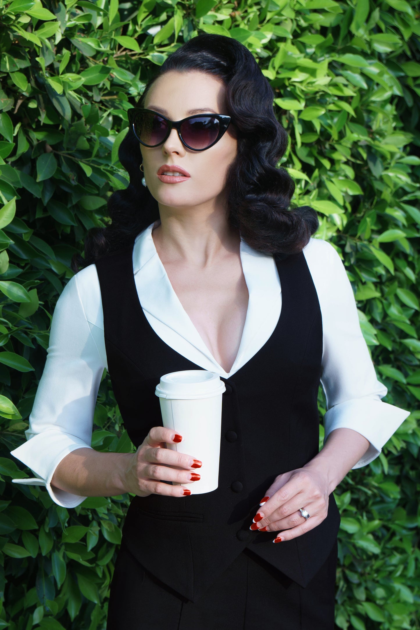 Dianne Waistcoat in Black