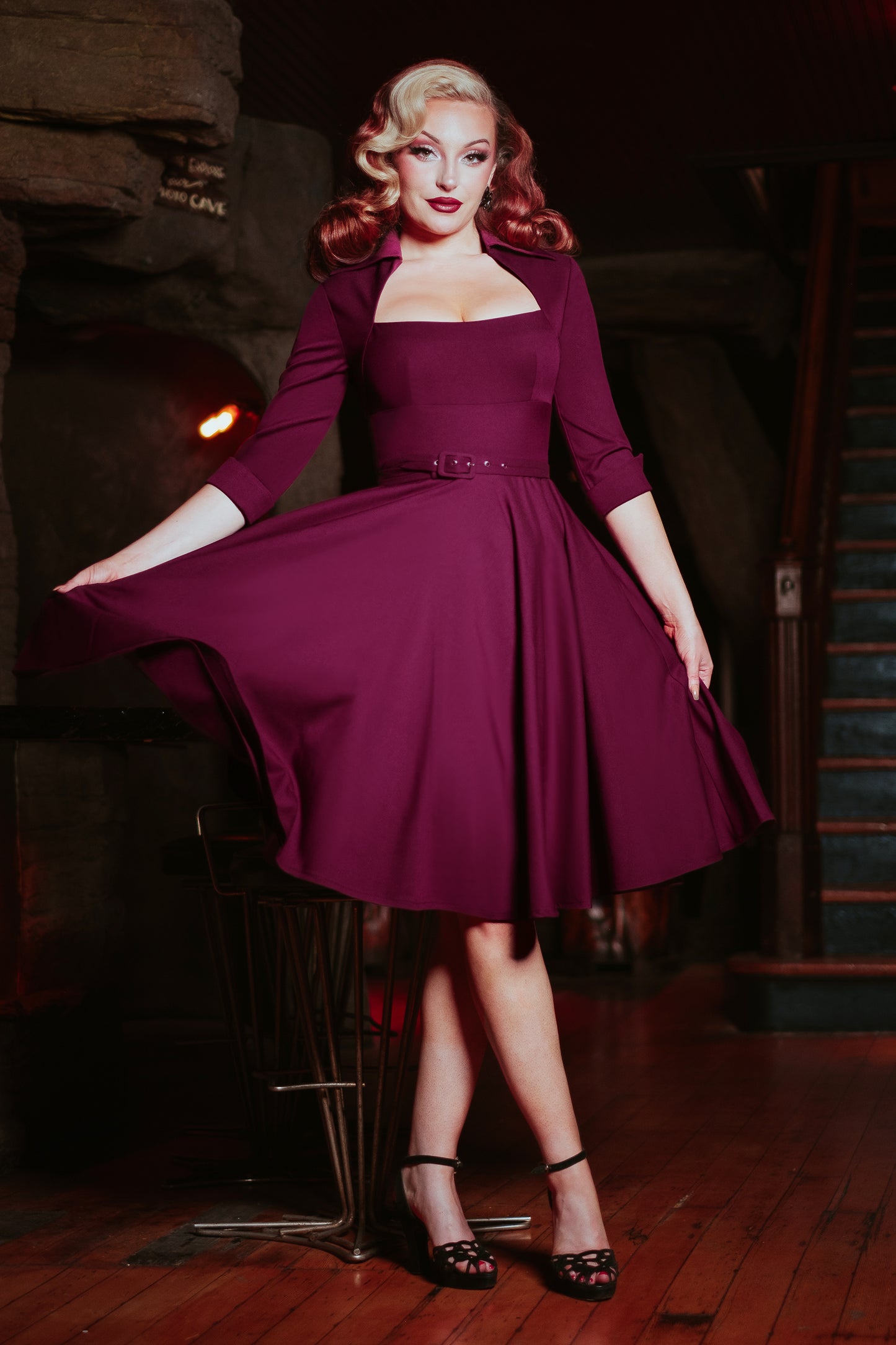 Lorelei Swing Dress in Berrylicious